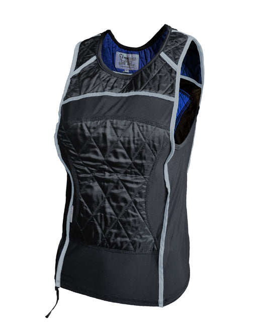 TechNiche® Evaporative Cooling KewlShirt Tanktop, Black/Silver