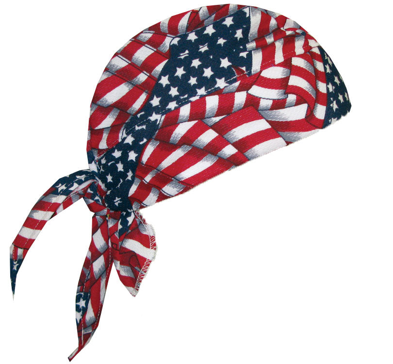 TechNiche® Evaporative Cooling Skull Cap, USA Flag