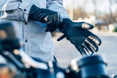 First Manufacturing Pursuit - Men's Motorcycle Gloves With DuPont™ Kevlar™ lined palm, Black - American Legend Rider