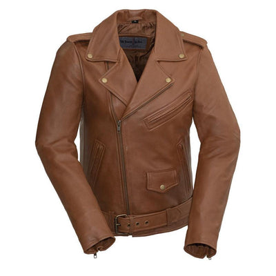 First Manufacturing Rebel - Women's Lambskin Leather Jacket, Whiskey - American Legend Rider