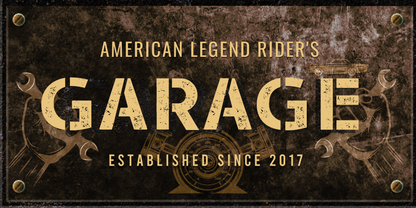 Rustic Personalized Garage Sign, Ready to Hang