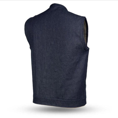 First Manufacturing Haywood Vest, Blue - American Legend Rider