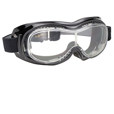 Daniel Smart Airfoil Goggle, Black/Clear Lens - American Legend Rider