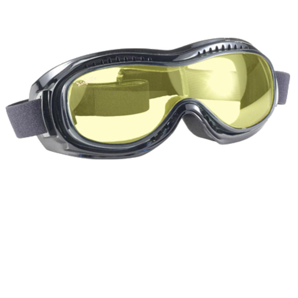 Daniel Smart Airfoil Goggle, Black/Yellow Lens