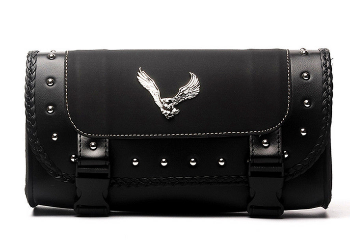 Motorcycle Eagle Emblem Saddle Bag | American Legend Rider