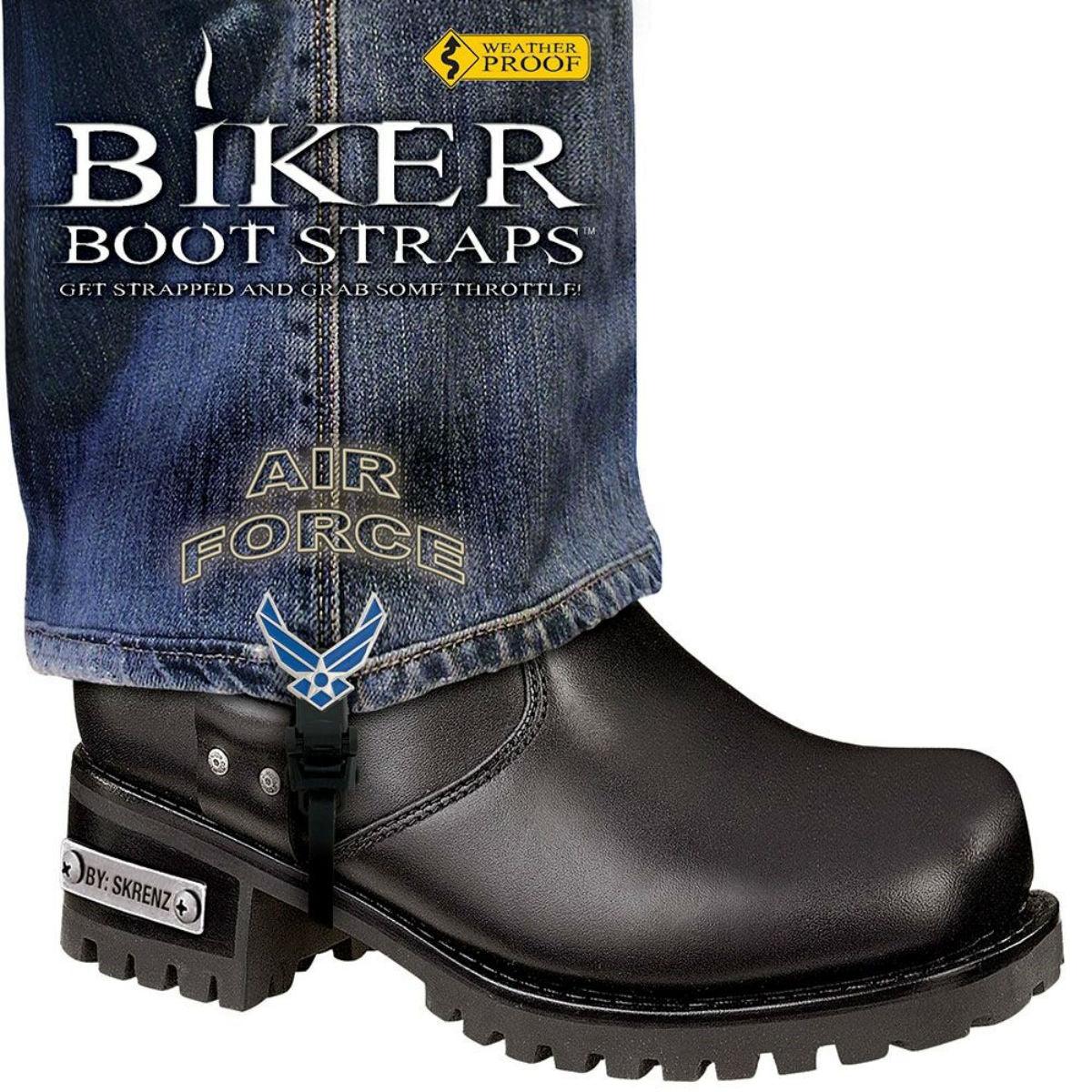 Daniel Smart Weather Proof Boot Straps, Air Force, 6 Inch - American Legend Rider