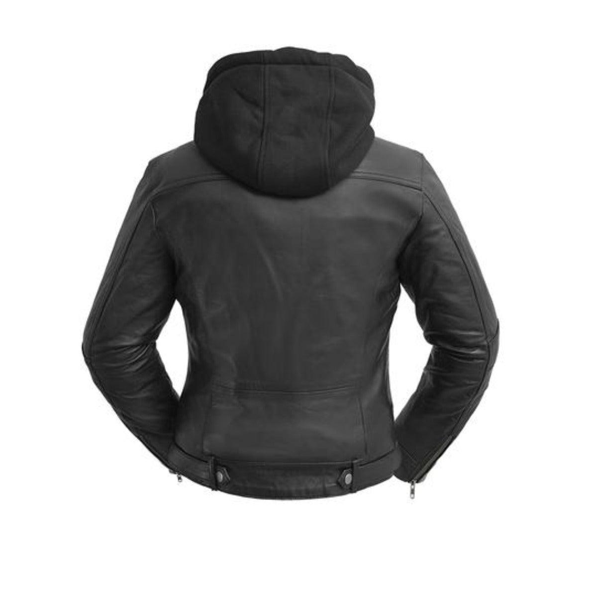 First Manufacturing April - Women's Leather Jacket, Black - American Legend Rider