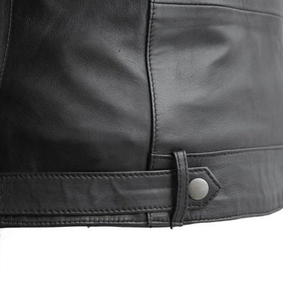 First Manufacturing April - Women's Leather Jacket, Black - American Legend Rider