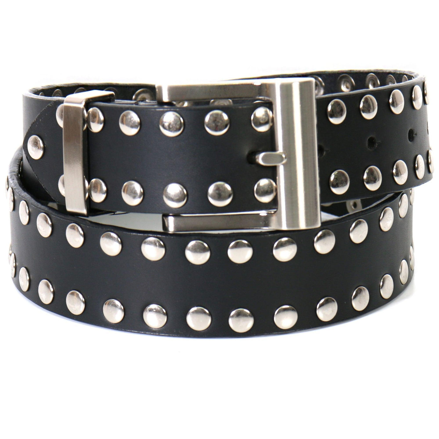 Hot Leathers Leather Belt With Studs - American Legend Rider