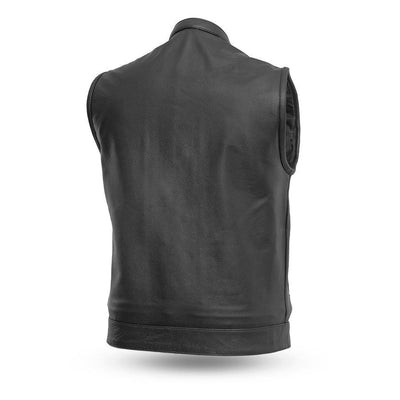 First Manufacturing Blaster Motorcycle Leather Vest - American Legend Rider