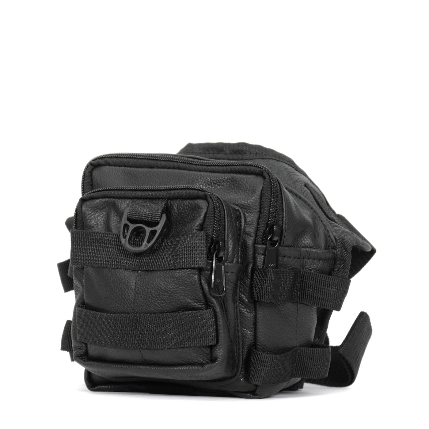 Hot Leathers BPT1103 Black Tactical Thigh Bag