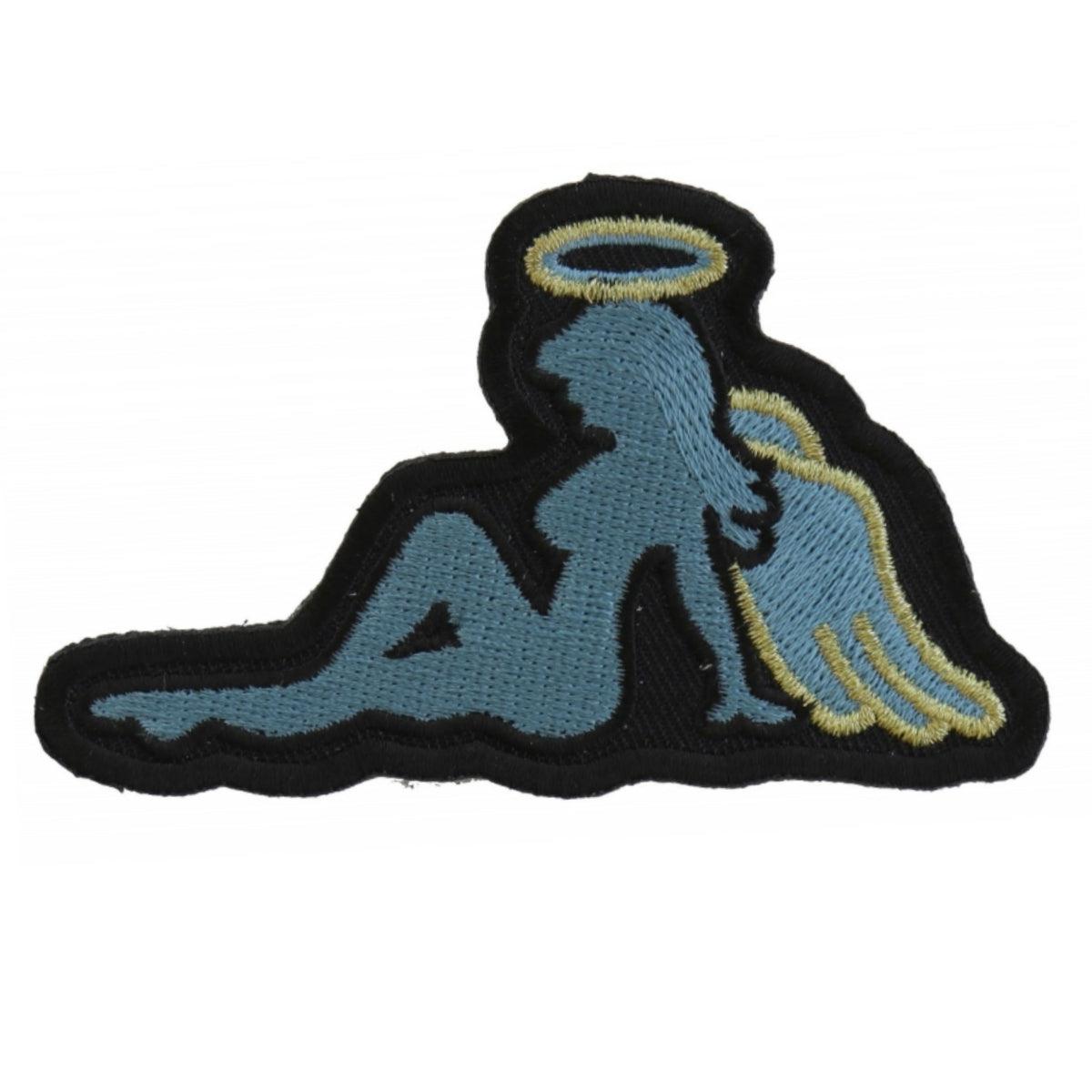 Daniel Smart Blue Angel Girl Embroidered Patch, 3.5 x 2 inches - American Legend Rider