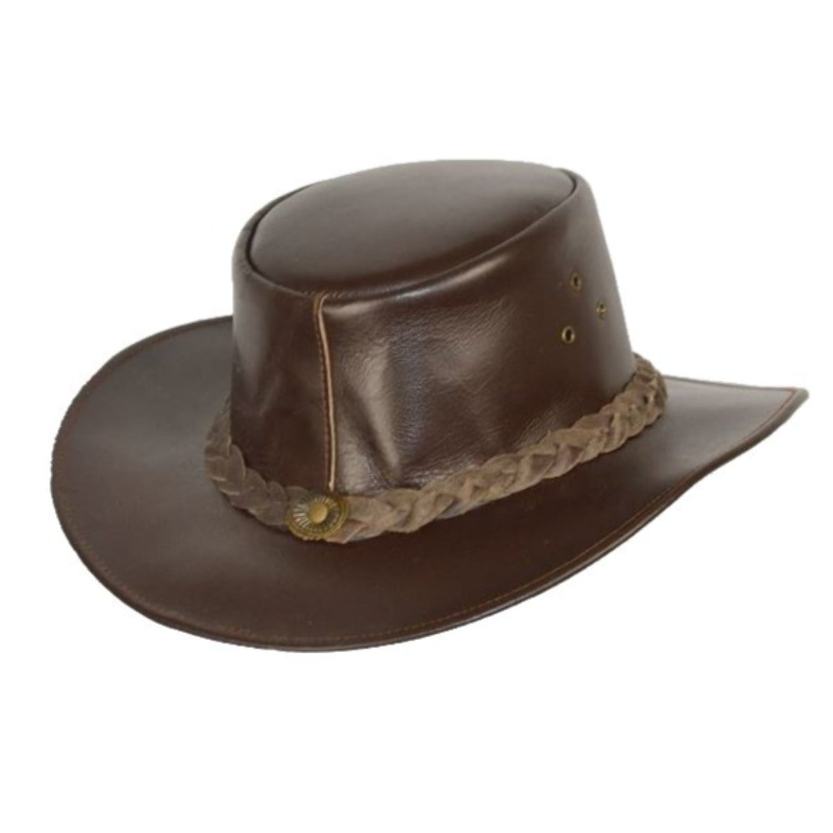 Vance Leather Bush Walker Outback Leather Hat