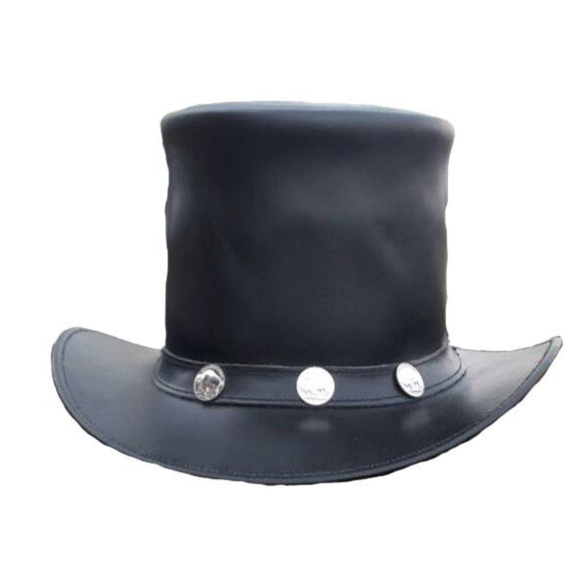 Vance Leather Black Diamond Buffalo Nickel Top Hat