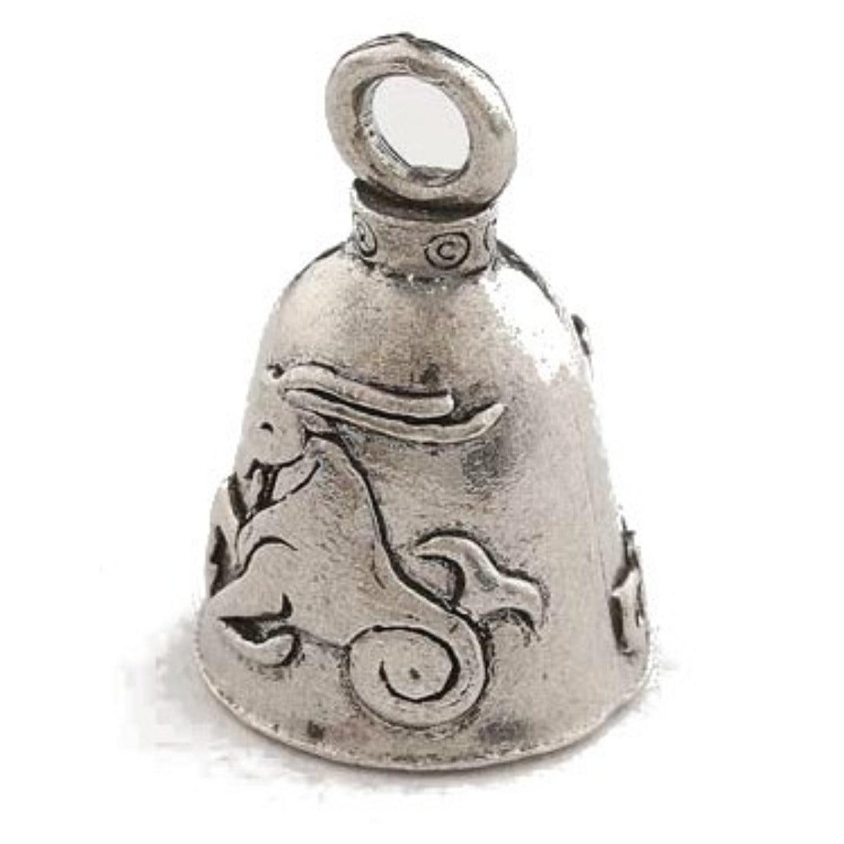 Daniel Smart Guardian Bell® Capricorn, Pewter, 1.5 x 1 in - American Legend Rider