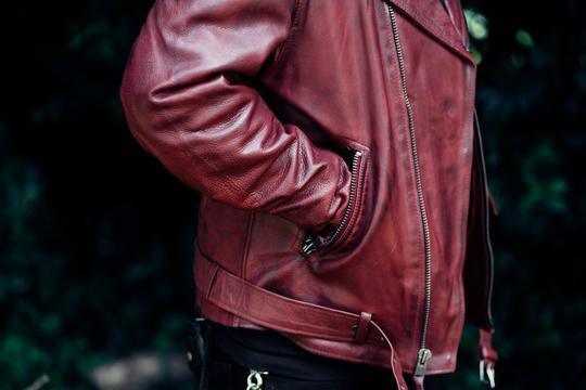 First Manufacturing Fillmore Jacket, Oxblood - American Legend Rider