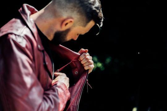 First Manufacturing Fillmore Jacket, Oxblood - American Legend Rider