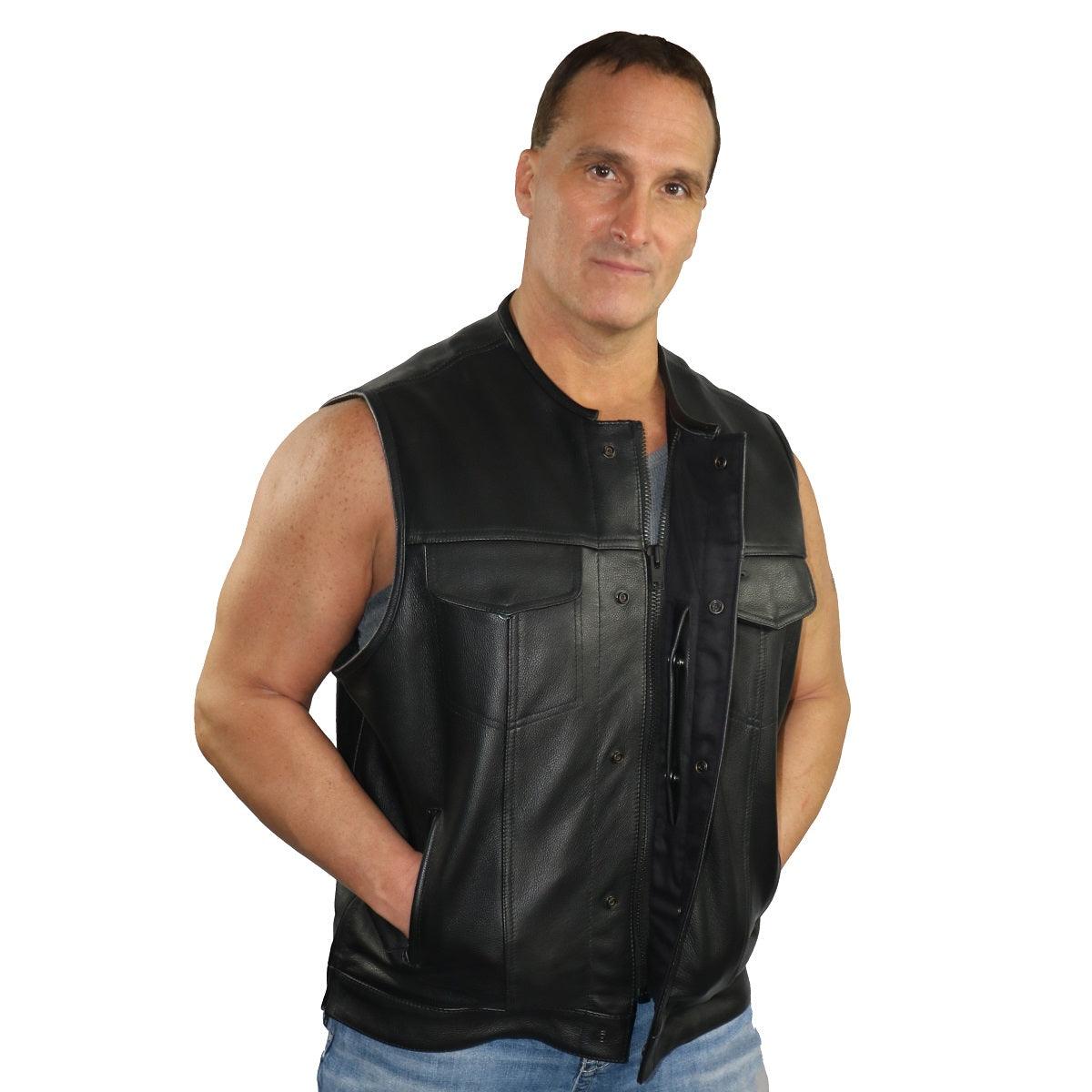 Daniel smart leather on sale vest