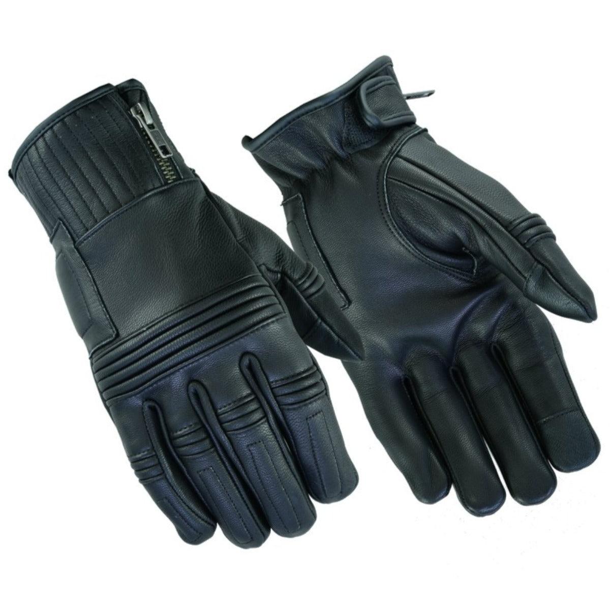 Daniel Smart Men's Premium Operator Gloves, Black - American Legend Rider