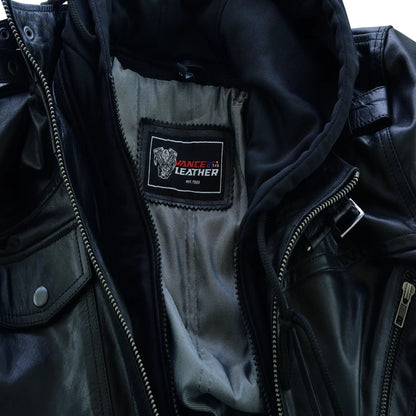 Vance Cafe Racer Gatsby Leather Jacket