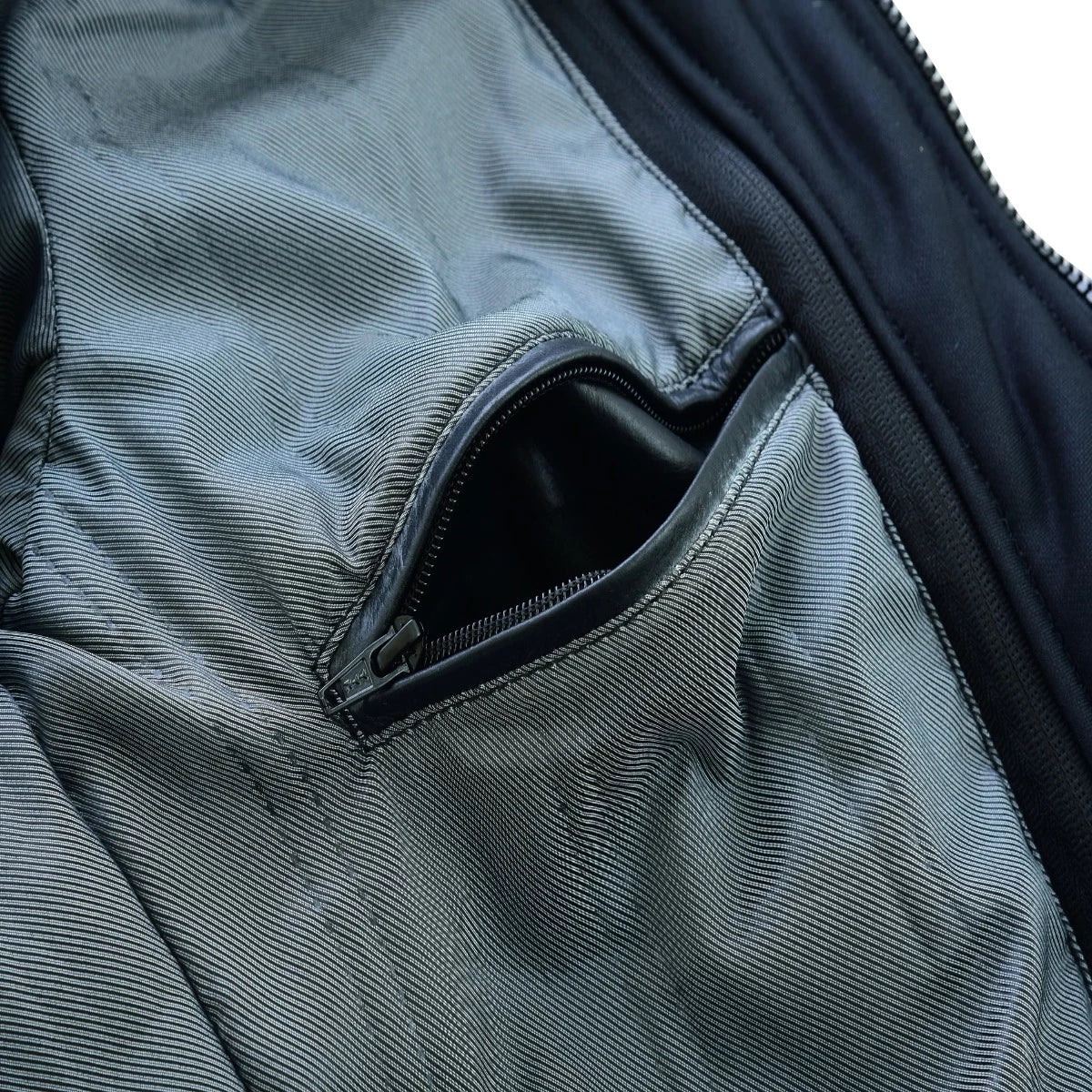 Vance Bomber Cowhide Leather Jacket with Removeable Hood