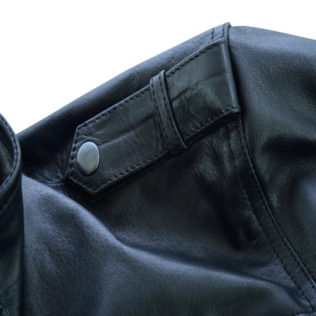 Vance Bomber Cowhide Leather Jacket with Removeable Hood