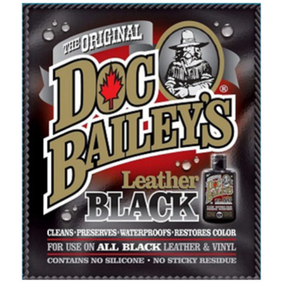 Doc Bailey's Leather Detail Kit Black Re-dye Cleans Oils - American Legend Rider