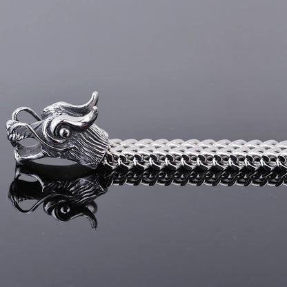 Double Dragon Head Bracelet - American Legend Rider