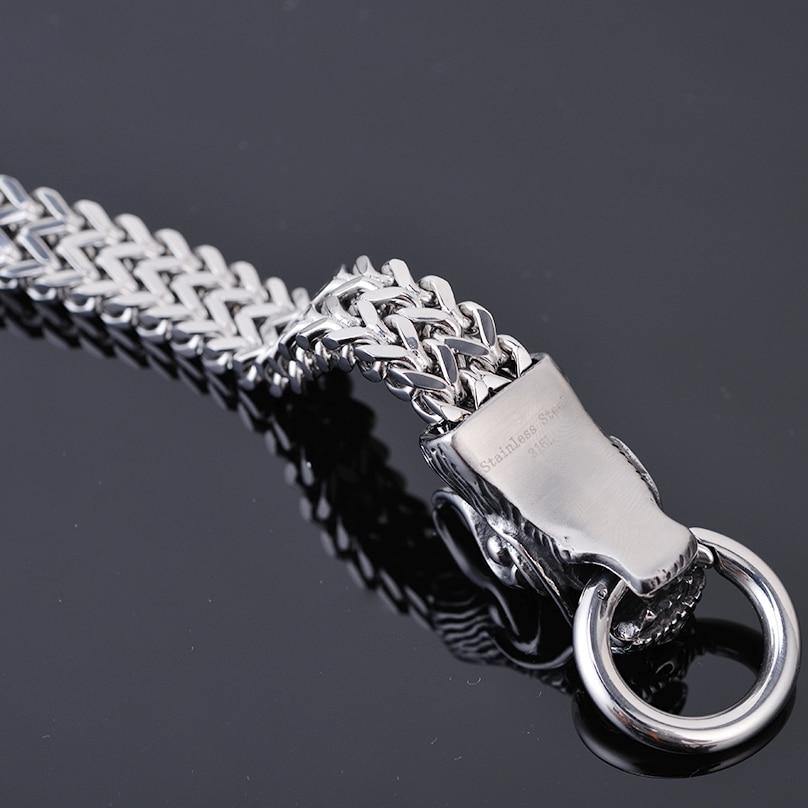 Double Dragon Head Bracelet - American Legend Rider