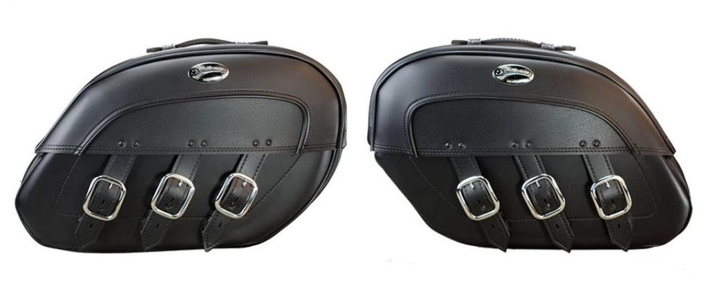 Saddlemen S4 Rigid-Mount Specific-Fit Quick-Disconnect Saddlebags, Drifter
