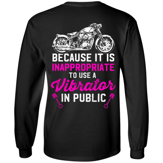 Vibrator In Public Long Sleeves - American Legend Rider