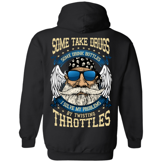 I Solve My Problems By Twisting Throttles Hoodie