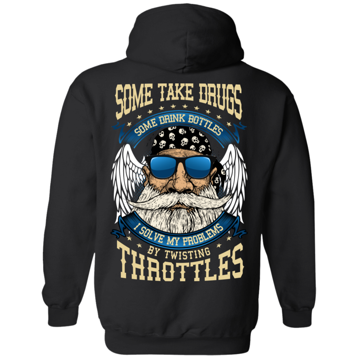 I Solve My Problems By Twisting Throttles Hoodie