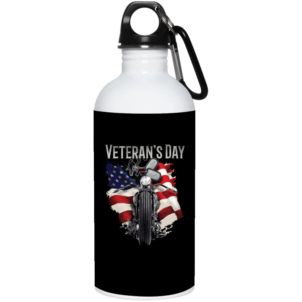 23663 20 oz. Stainless Steel Water Bottle - American Legend Rider