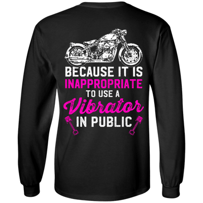 Vibrator In Public Long Sleeves - American Legend Rider