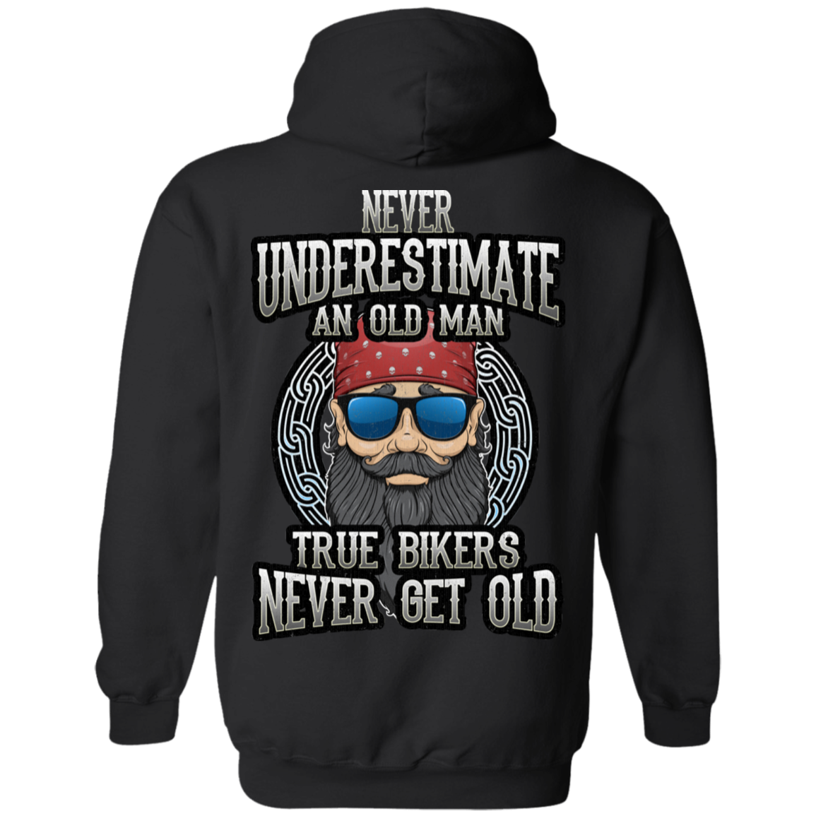 True Bikers Never Get Old Hoodie