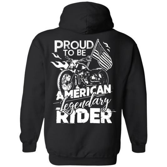 Proud to be American Legendary Rider Hoodie