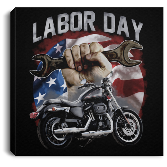 Labor Day Square Canvas Frame .75in
