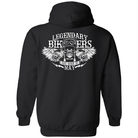 Legendary Bikers Are Born in May Hoodie