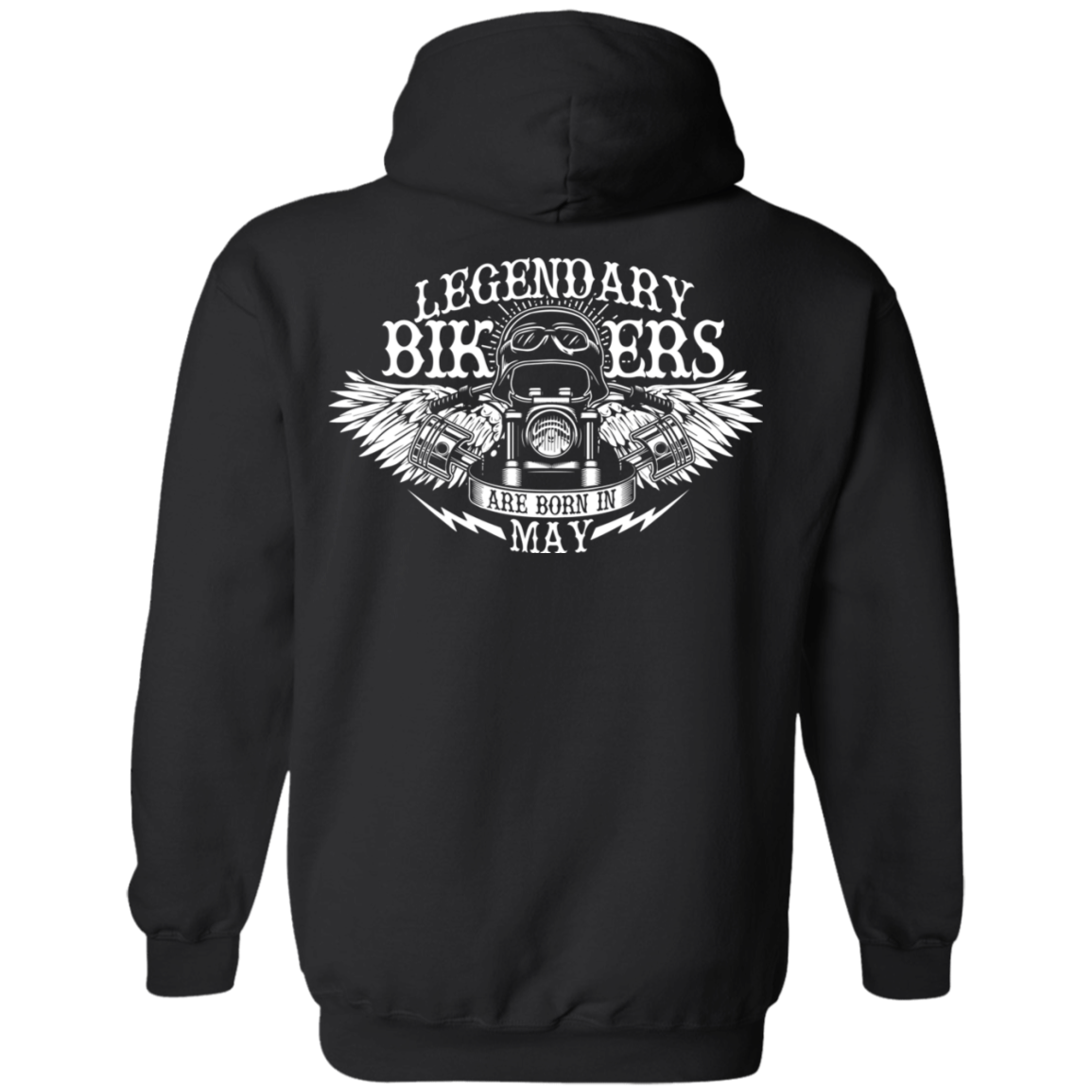 Legendary Bikers Are Born in May Hoodie