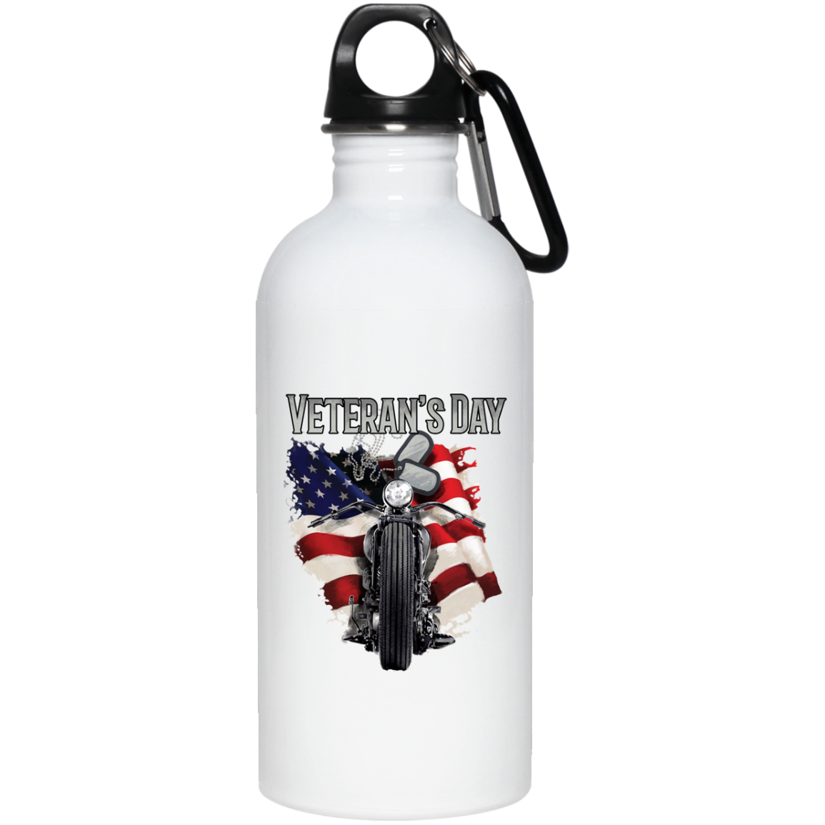 23663 20 oz. Stainless Steel Water Bottle - American Legend Rider