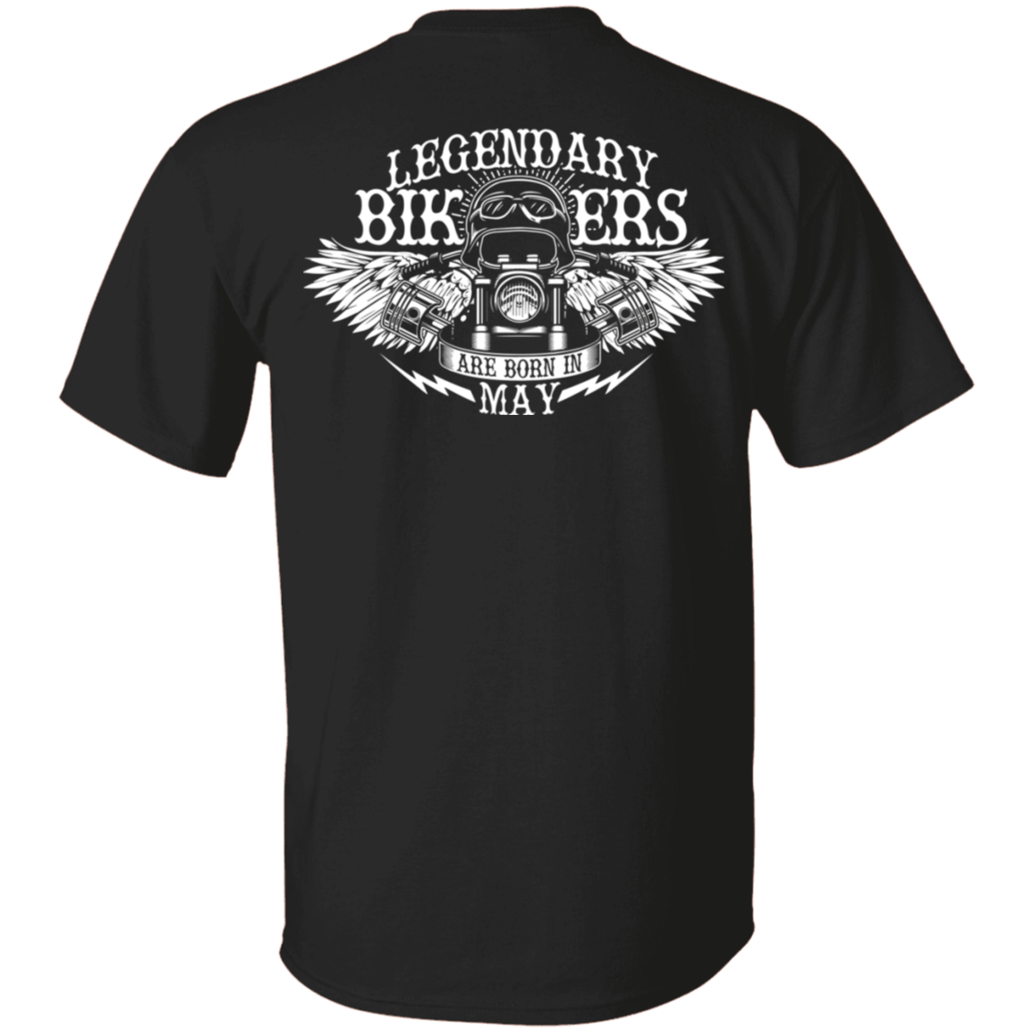 Legendary Bikers Are Born in May T-Shirt