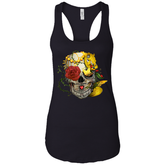 Rose Skull Tank Top - American Legend Rider
