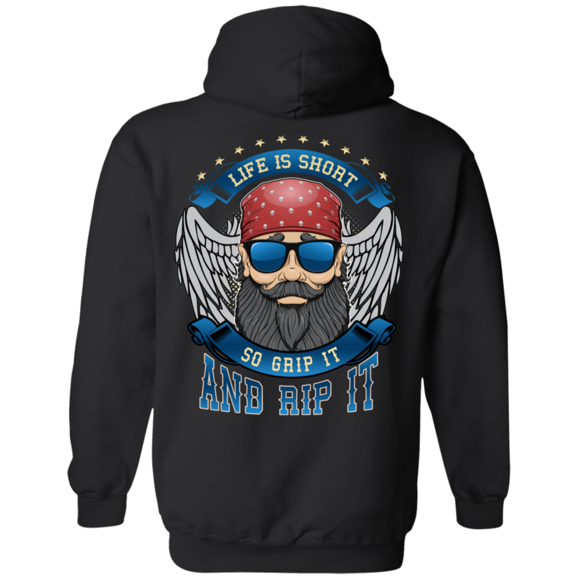 Men's Life Is Short So Grip It And Rip It Hoodie