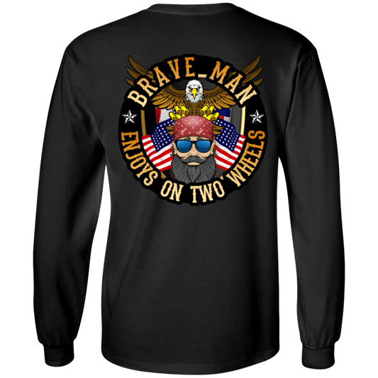 Enjoys on Two Wheels Long Sleeves - American Legend Rider