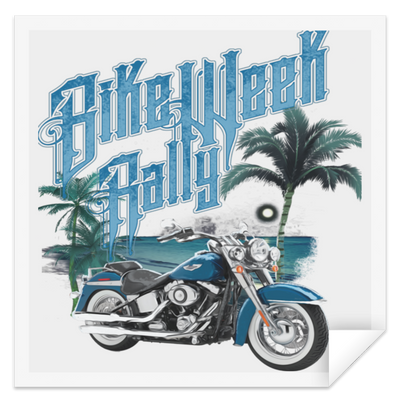 Bike Week Rally Sticker - American Legend Rider