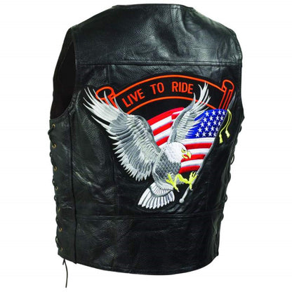 Jillian Hand-Sewn Live To Ride Vest
