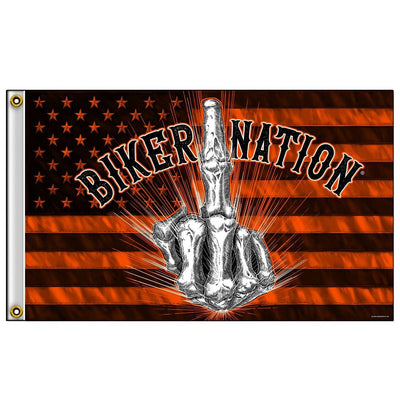 Hot Leathers Flag Bone Finger - American Legend Rider