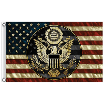 Hot Leathers US Seal Flag