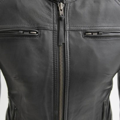 First Manufacturing Supastar - Women's Motorcycle Leather Jacket - American Legend Rider